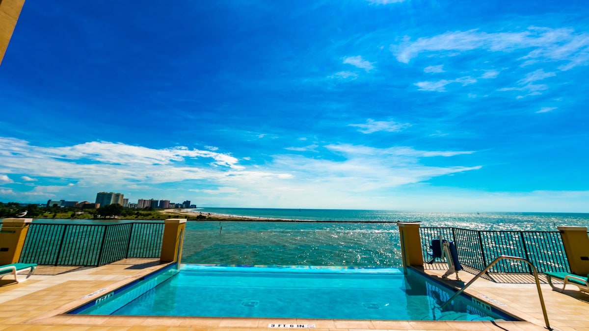清水海滩（ Clearwater Beach ）的最佳景观和泳池！ ！