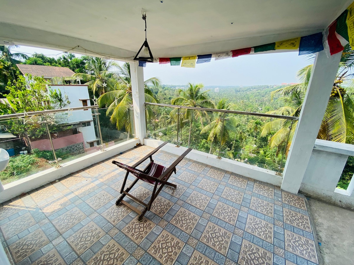 Beautiful 3 BHK Duplex villa with a valley view!