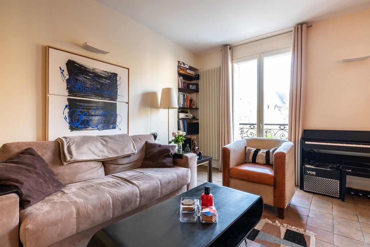 靠近罗亚尔港的漂亮公寓，可供4人入住-巴黎14日