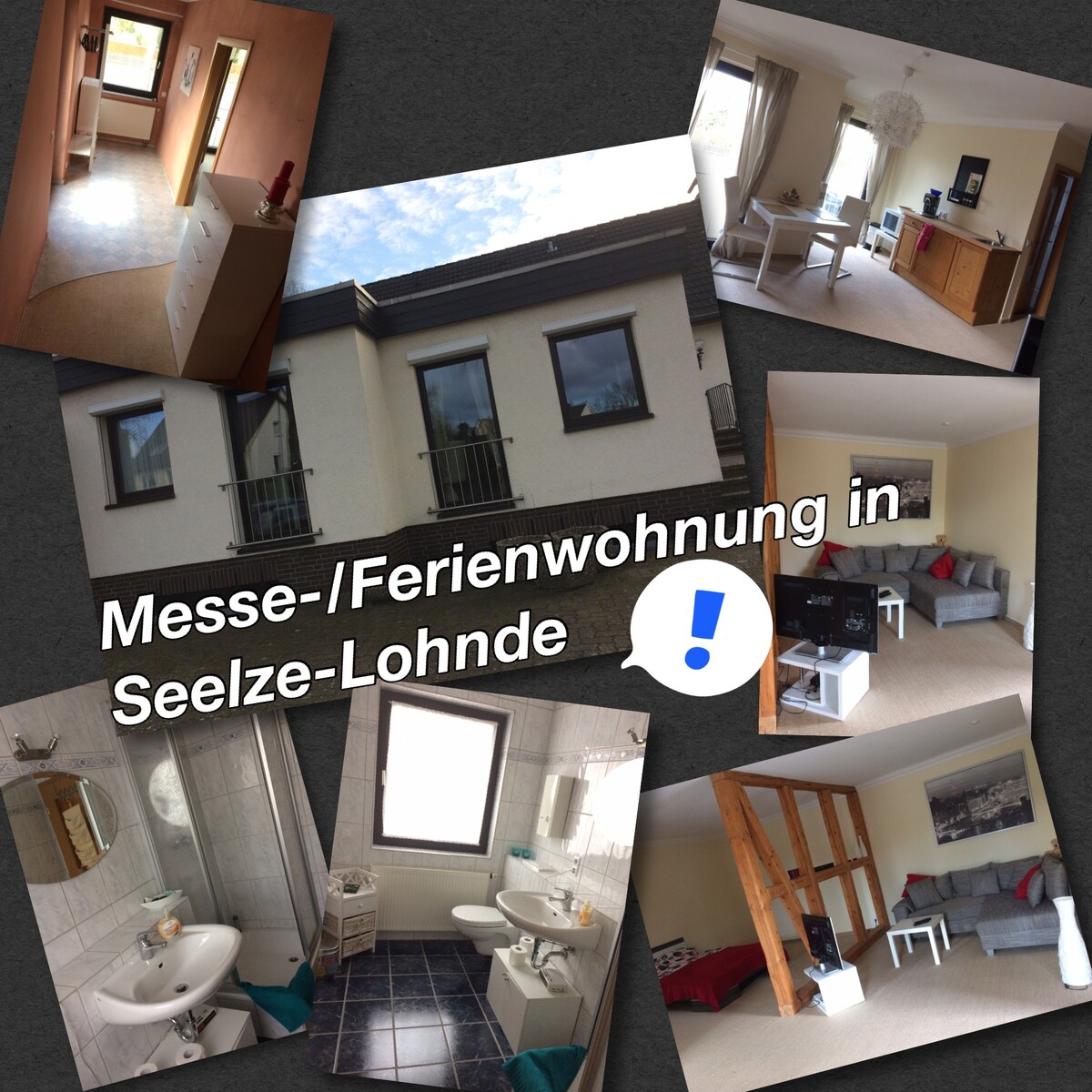 Seelze-Lohnde的舒适交易会/度假公寓