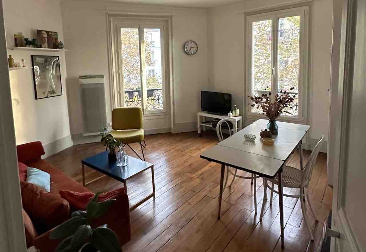 舒适的公寓-Père-Lachaise -巴黎