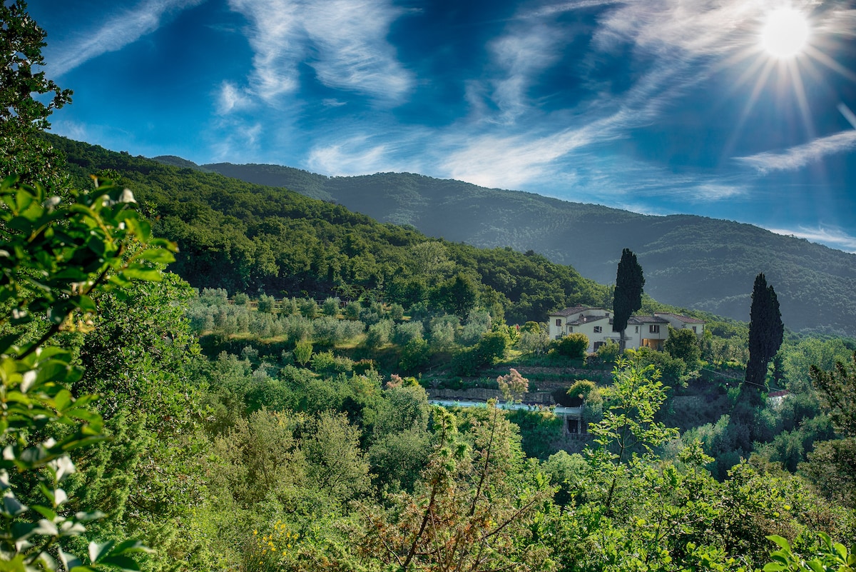 托斯卡纳乡村的Castellina di Bocco Casale