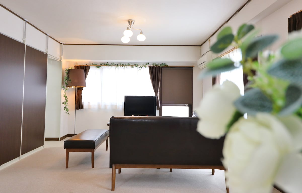 HI2) 2间卧室/80平方米/7张床/直达新宿涩谷/