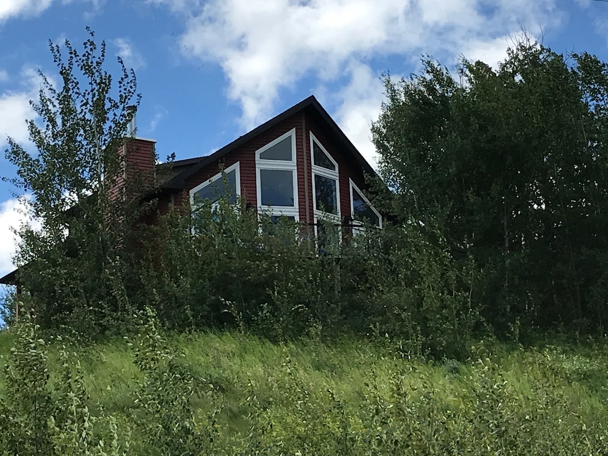 Beautiful A-frame family cabin at Rochon Sands