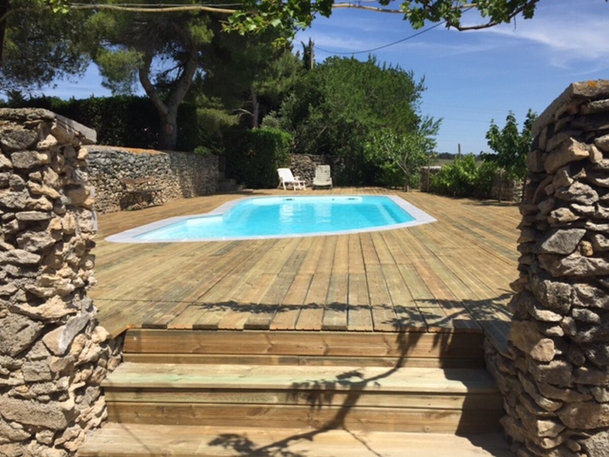 度假屋，带泳池，距离卡卡松（ Carcassonne ） 11公里。