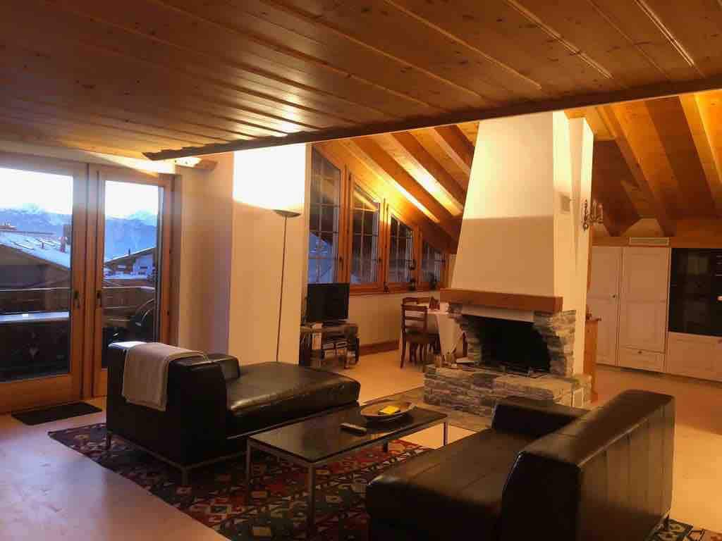 公寓7张床、3个卫生间、别墅、瑞士阿尔卑斯山