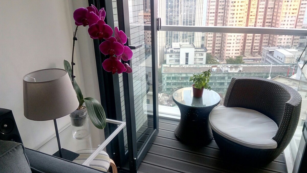 阳光充足的现代化公寓，可欣赏美景！