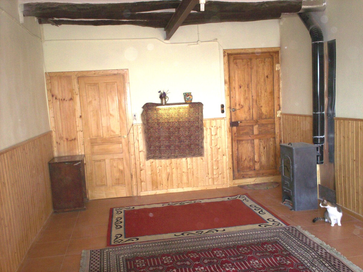 Youth-hostal style room on the Cistercian Route
