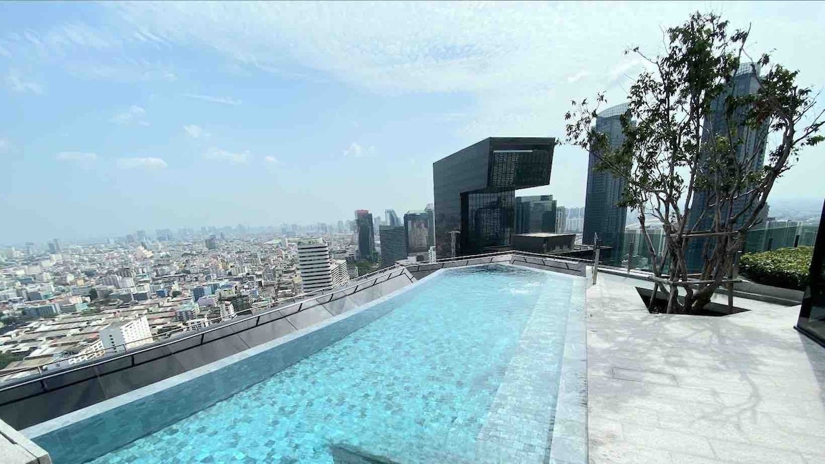 Luxury Penthouse 2bed 20min BKK DMK/MRT JoddFairs