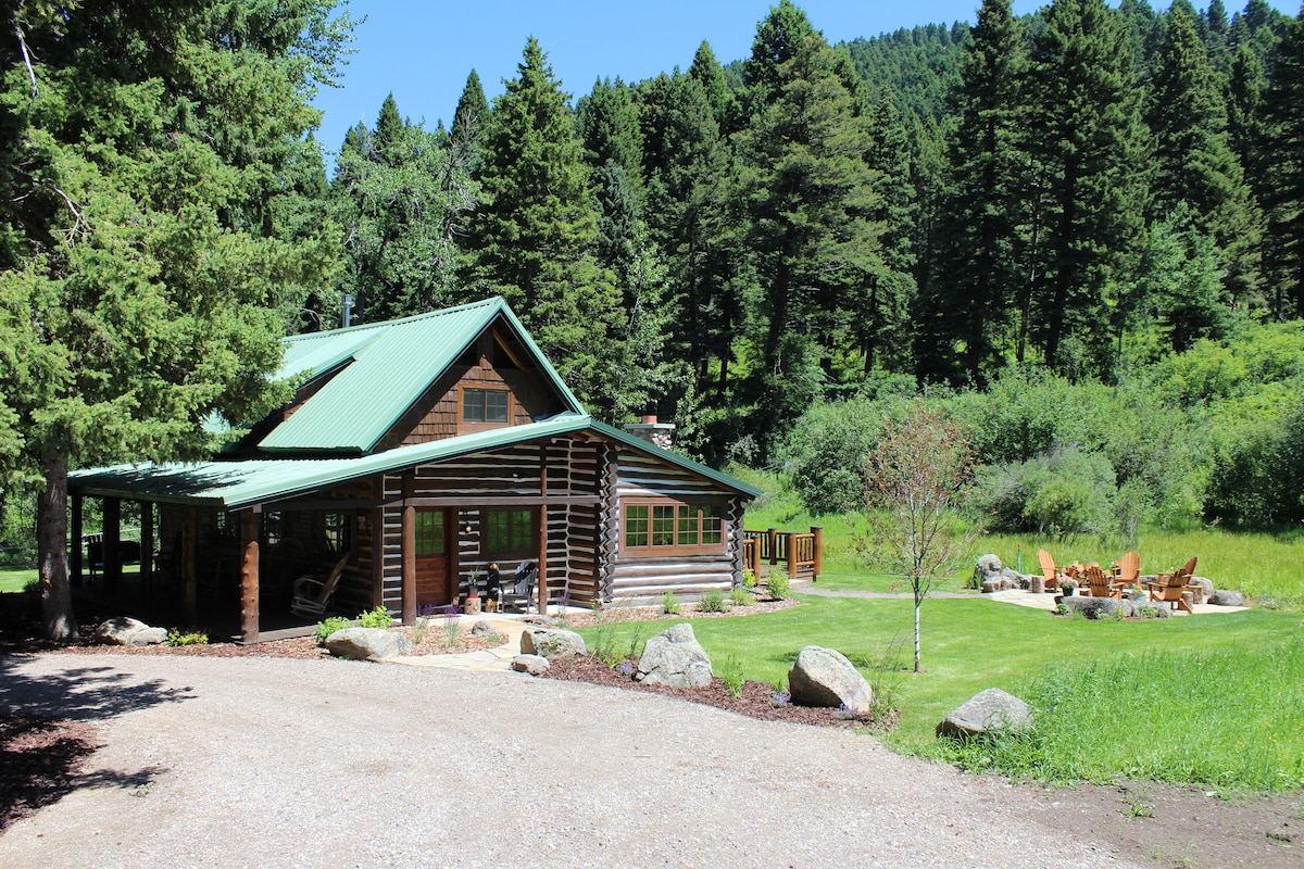 Bozeman附近Cottonwood Creek小木屋度假胜地