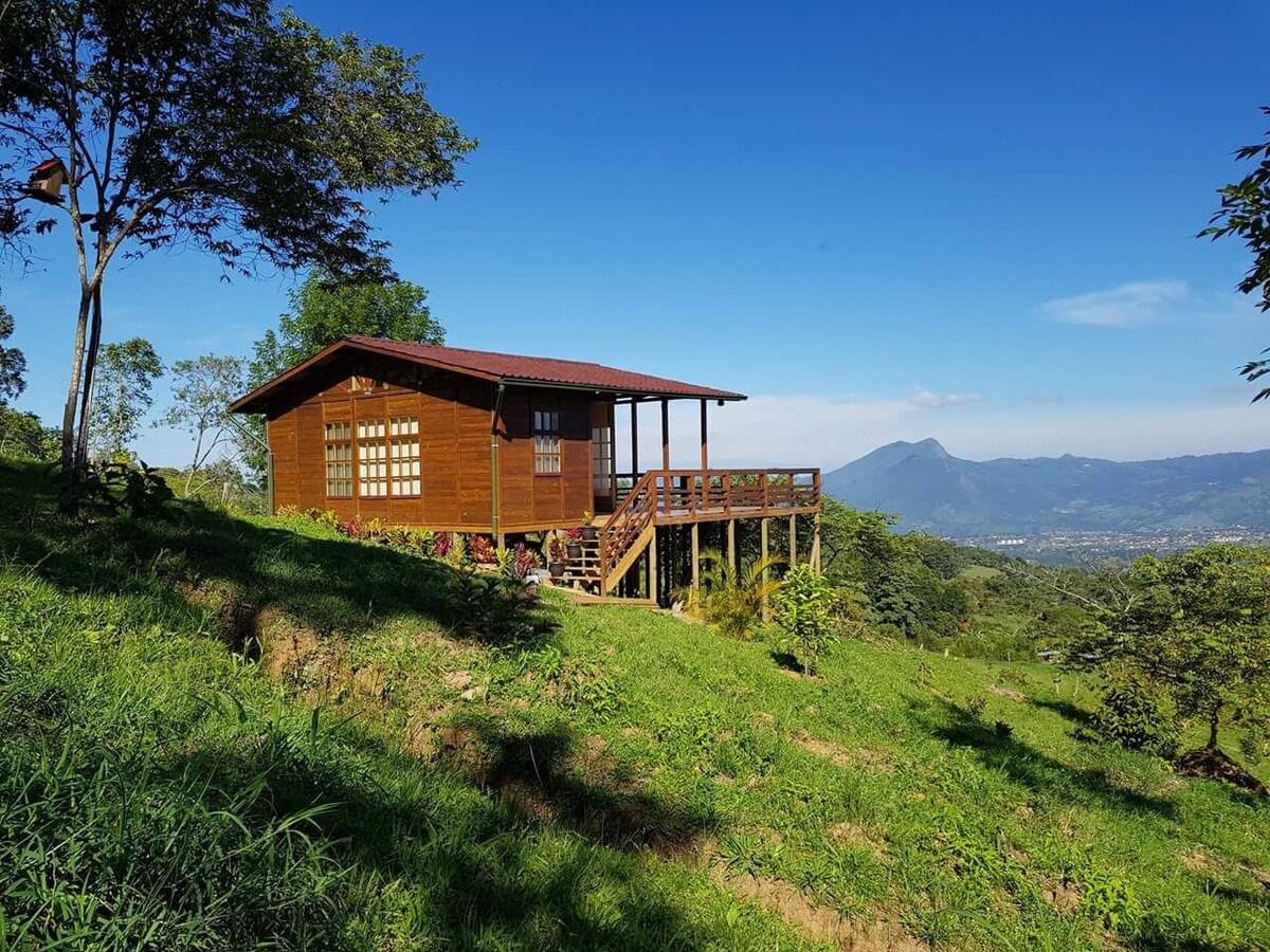 Arbeláez Cabaña Alegría景观-度假木屋