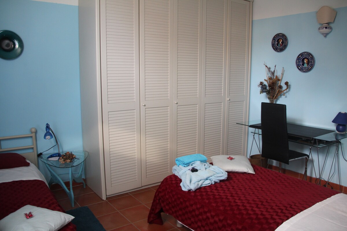 Il Glicine客房和早餐-蓝色房间