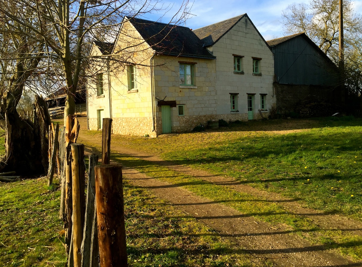 乡村民宅，距离Saumur 6公里 农场别墅