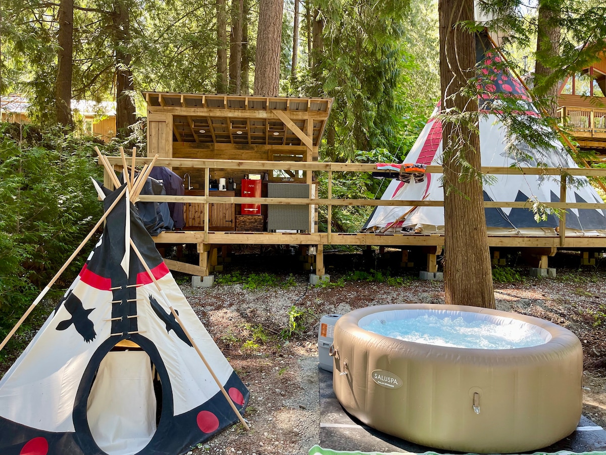 弗雷泽峡谷帐篷度假屋- 21英尺熊帐篷