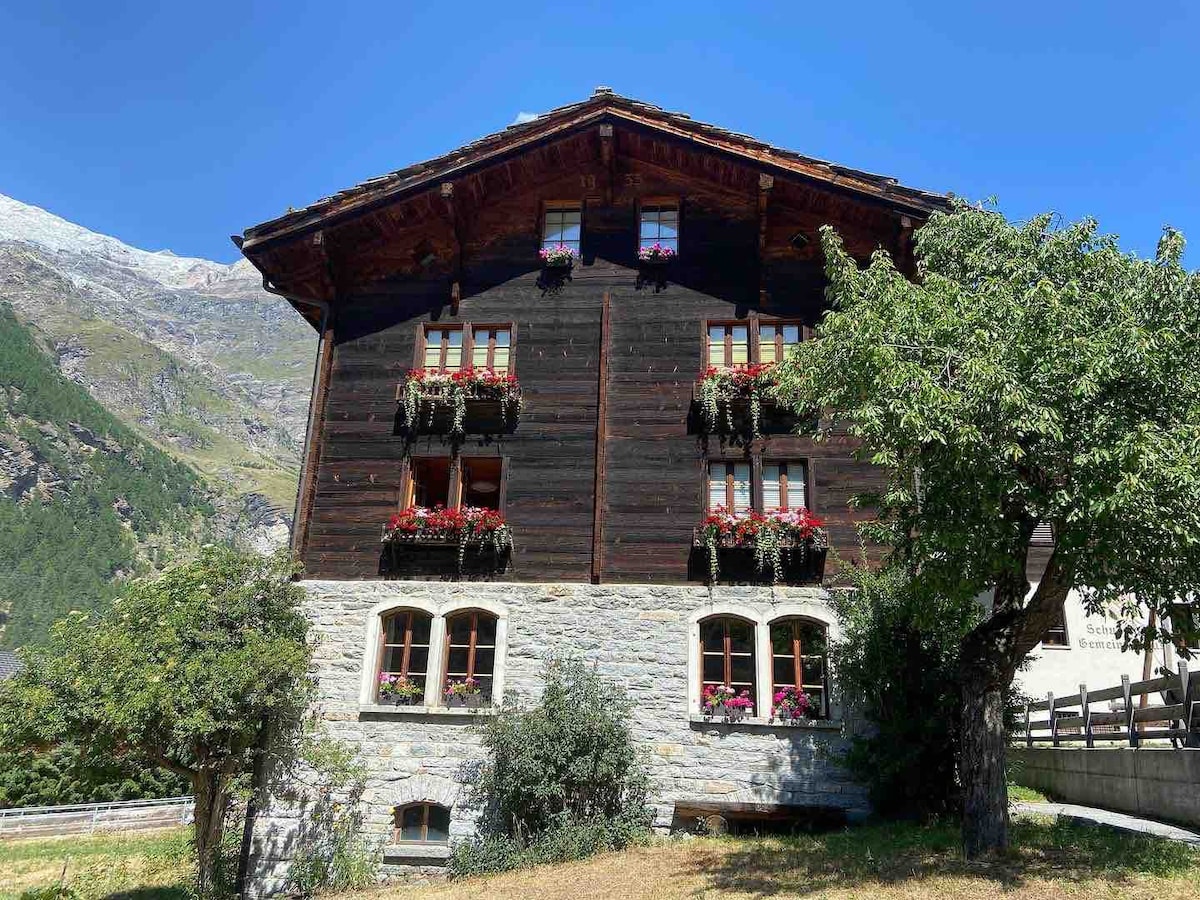 泽尔马特（ Zermatt ）附近景色绝佳的公寓