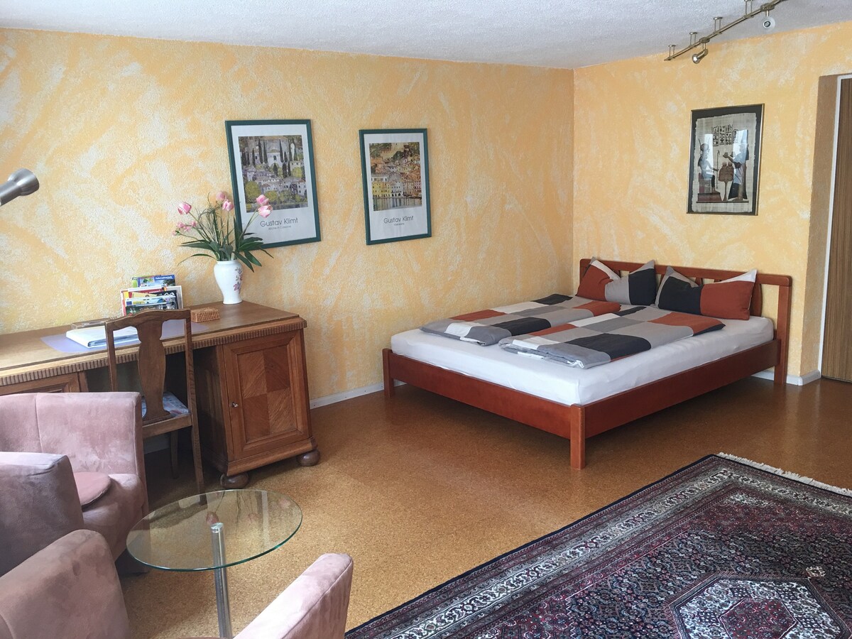 带桑拿的Bei Franka度假公寓， （弗里堡） ，带桑拿的Bei Franka度假公寓， 50平方米，起居/睡眠区，最多可入住3人