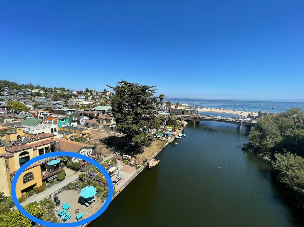 Riverfront 2 bed/2bath w/ocean view