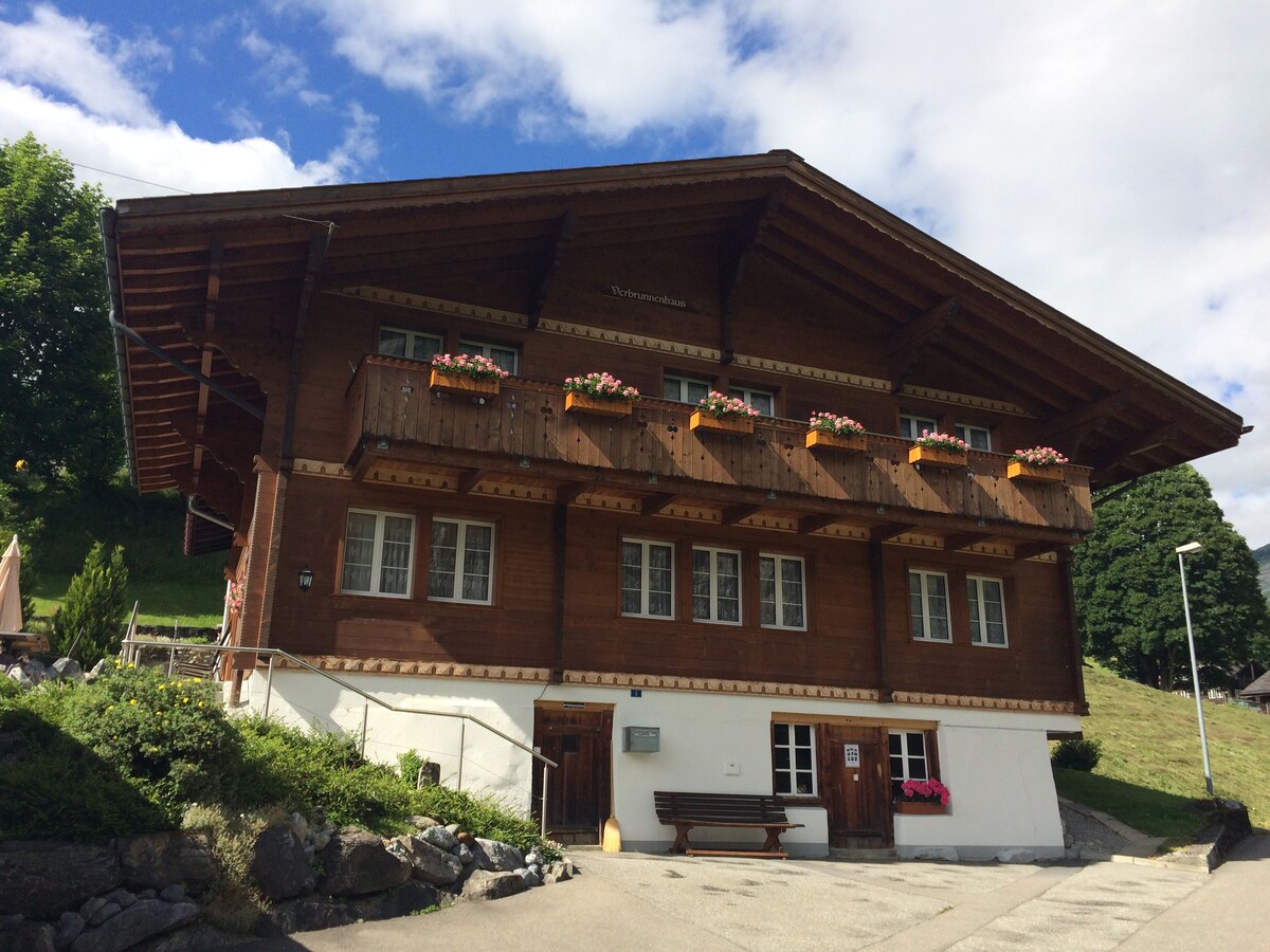 Alpstyle Apartment Verbrunnenhaus Grindelwald