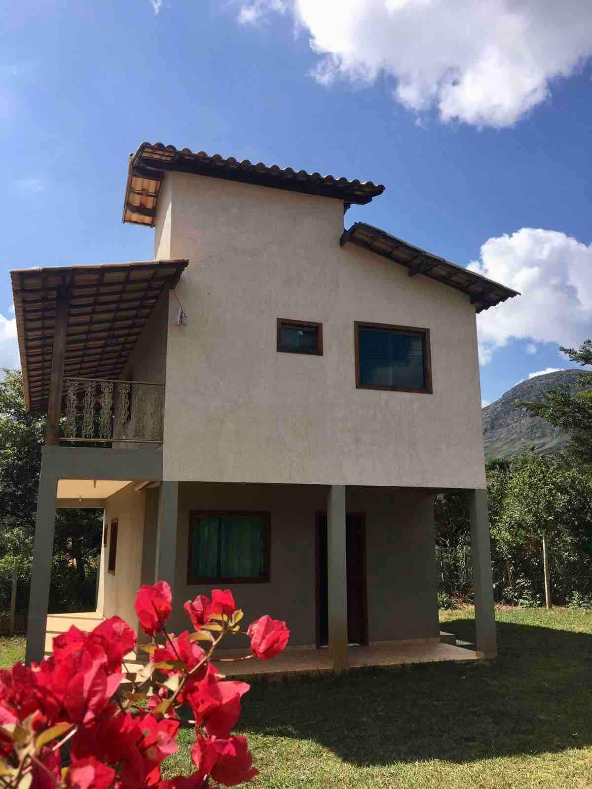 Chalé com vista no centro de Lapinha da Serra