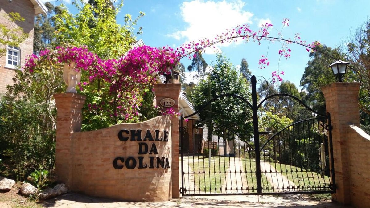 「Chalet da Colina」，最多可入住7人，带热水浴缸