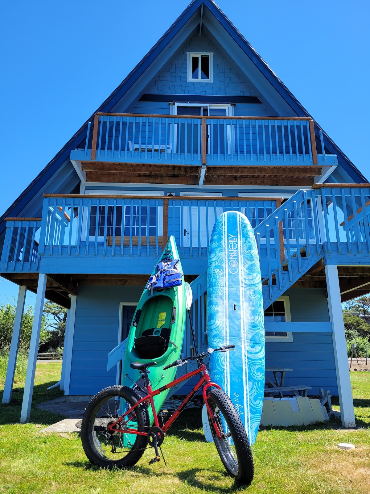 电动车、海景、皮划艇、湖泊通道