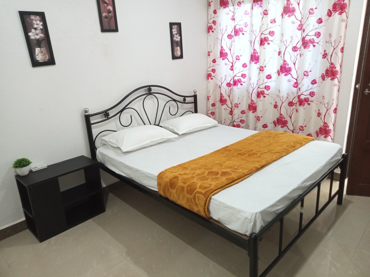 Furnished two bedroom Apt free two wheeler parking