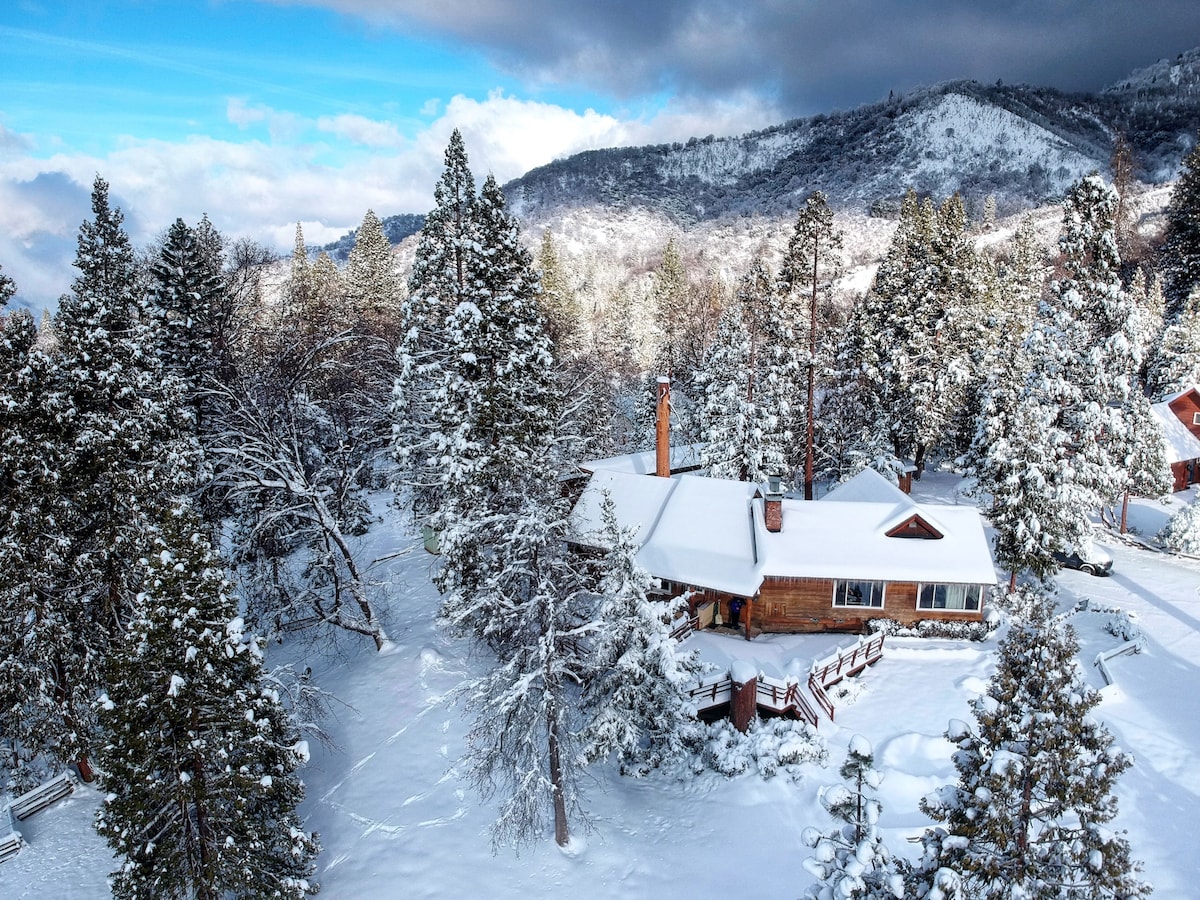 Sequoia Bears Cabin: Spacious 3 BR w/Mountain View