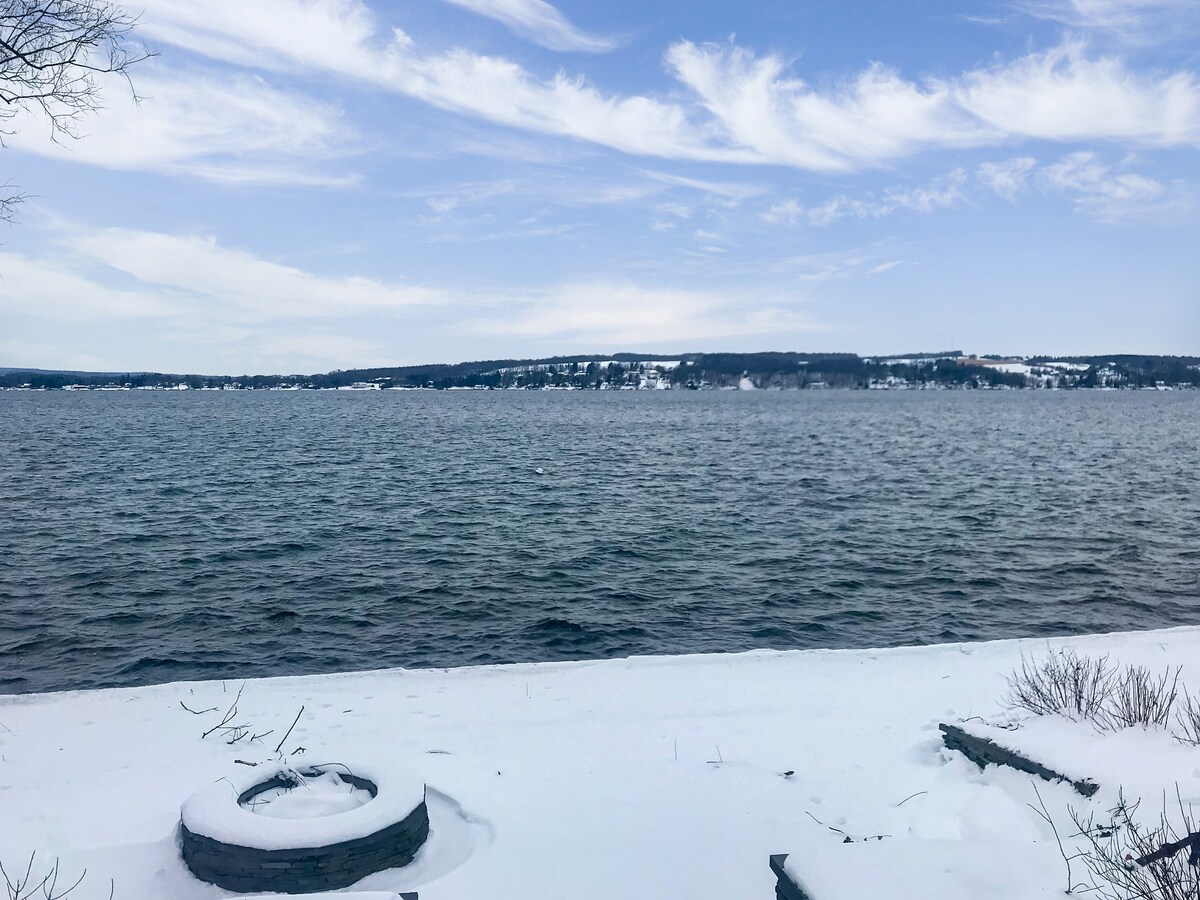 湖滨滑雪屋休闲体验