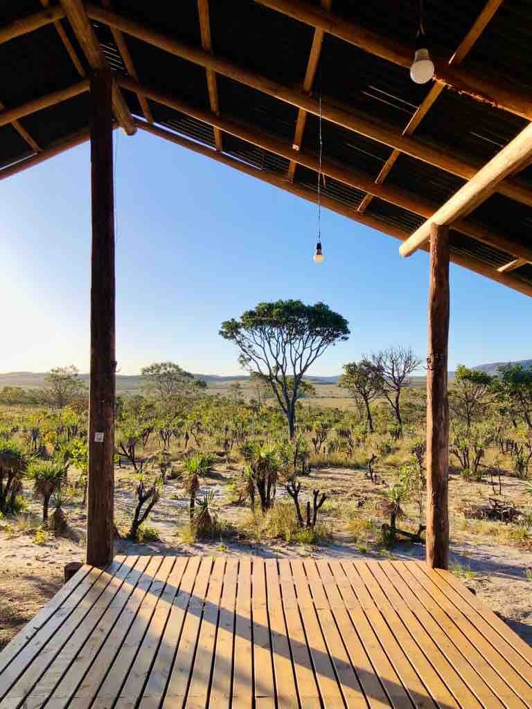 Acampamento magnífico na Chapada