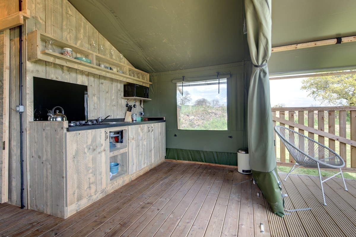 私人野生动物园帐篷，可入住4人， Ashover ， Derbyshire