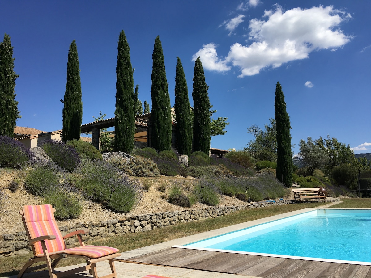 Mas Serre des Aurices, piscine chauffée & tennis