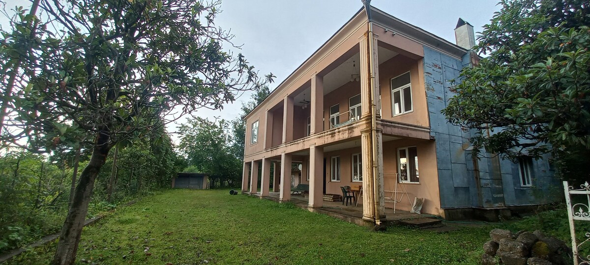 Village House.
 with fireplace and big yard