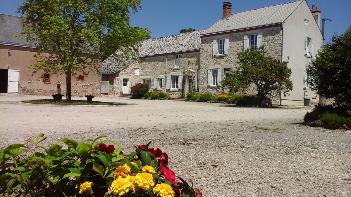 Ferme de La poterie, Chambre verte