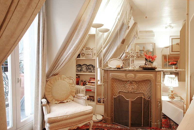 经典风格的单间公寓-空调和露台- Marais