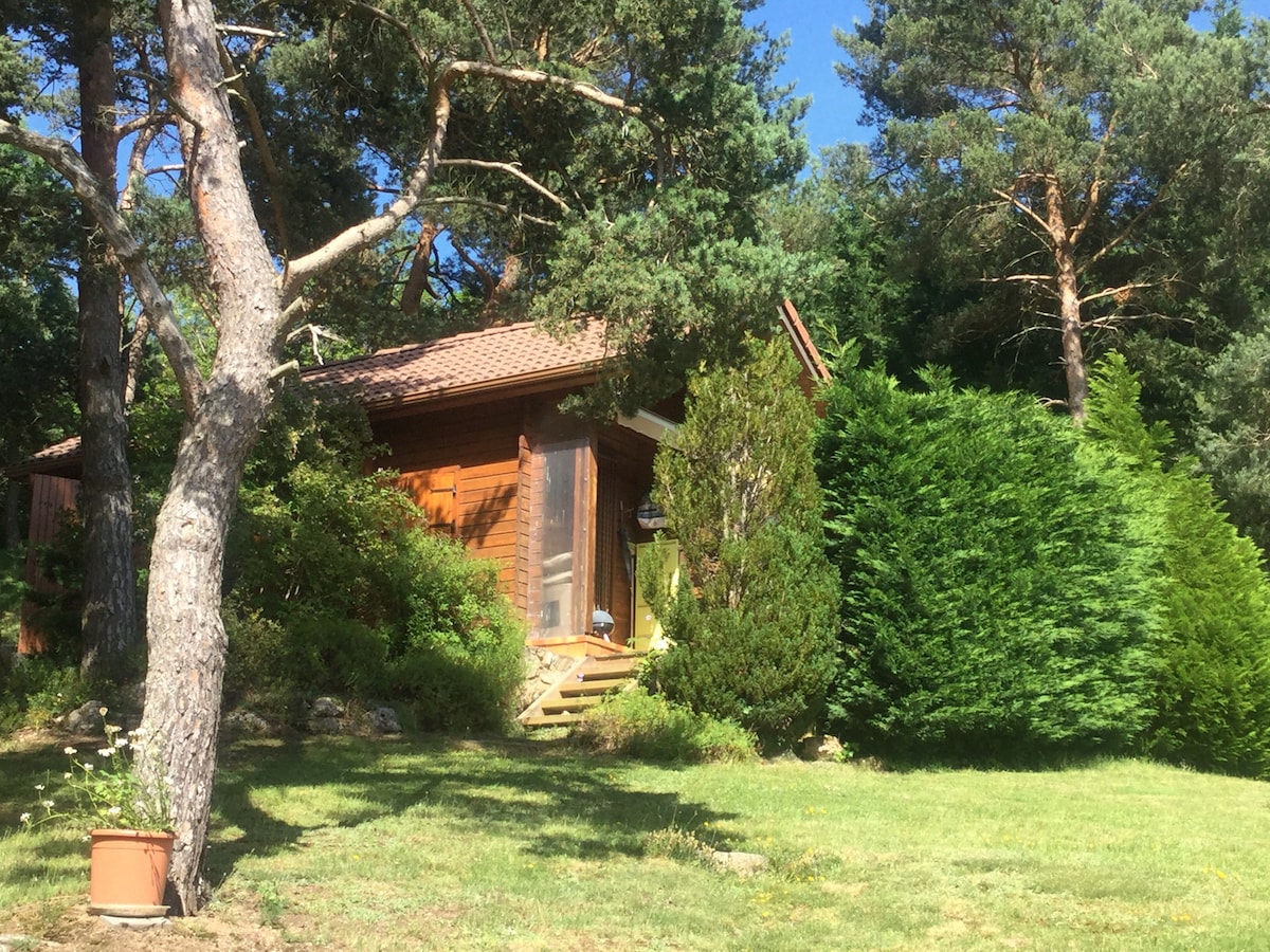 Le chalet du Couret avec piscine