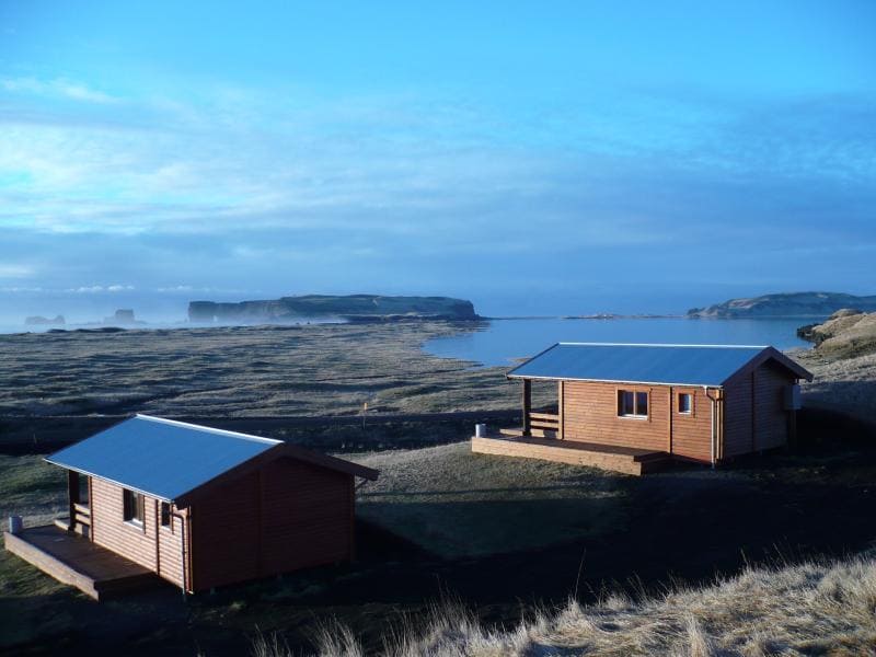 Reynisfjara/海滩的乡村小屋