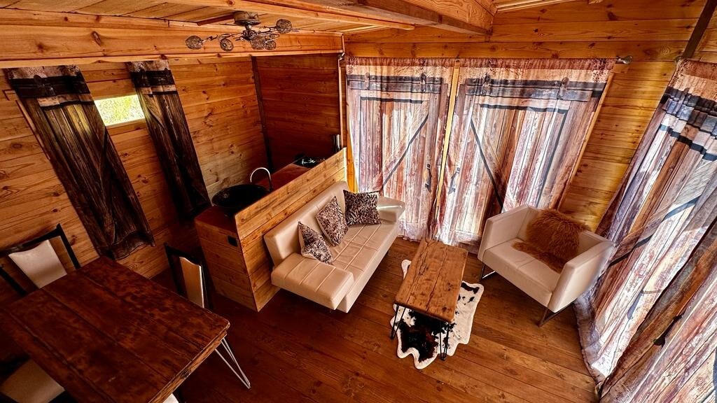 Cabane avec Spa pour 5 personnes