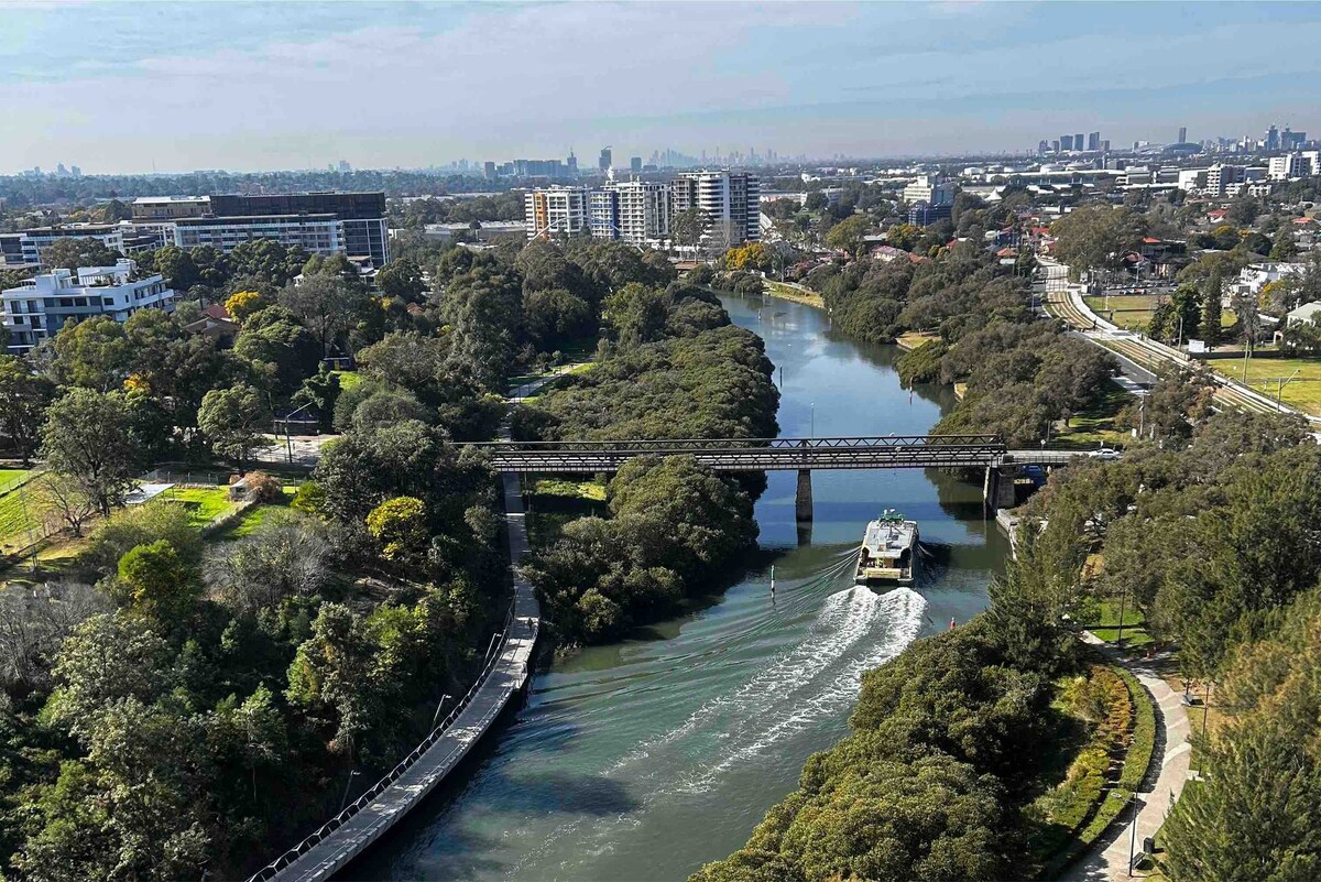 Kickback water view apartment in Parra’s new CBD