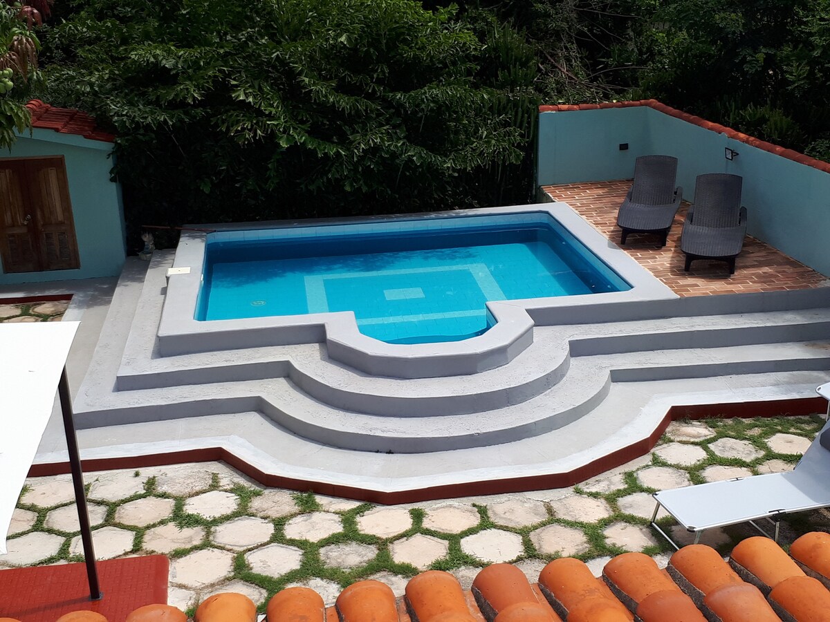 佛得角之家（ Casa Verde ） ，现代风格，带泳池，位于哈瓦那海滩！