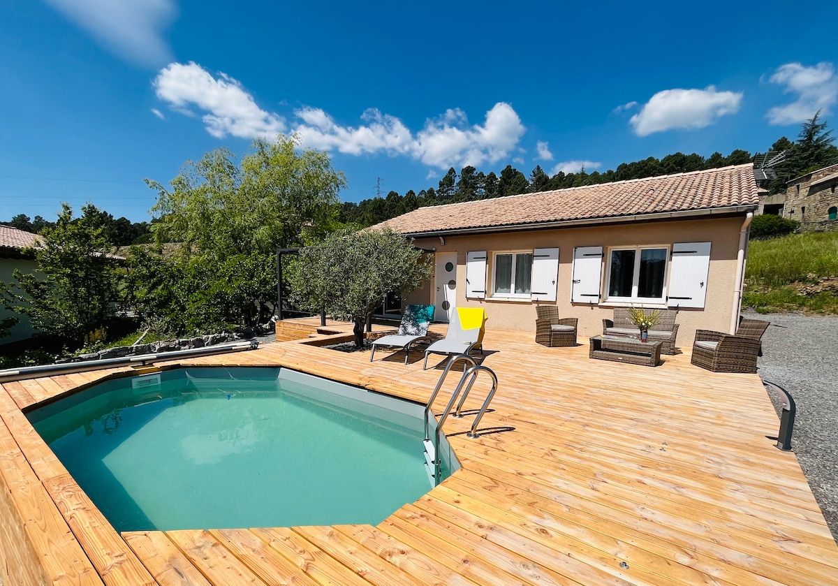 Maison individuelle avec piscine privée