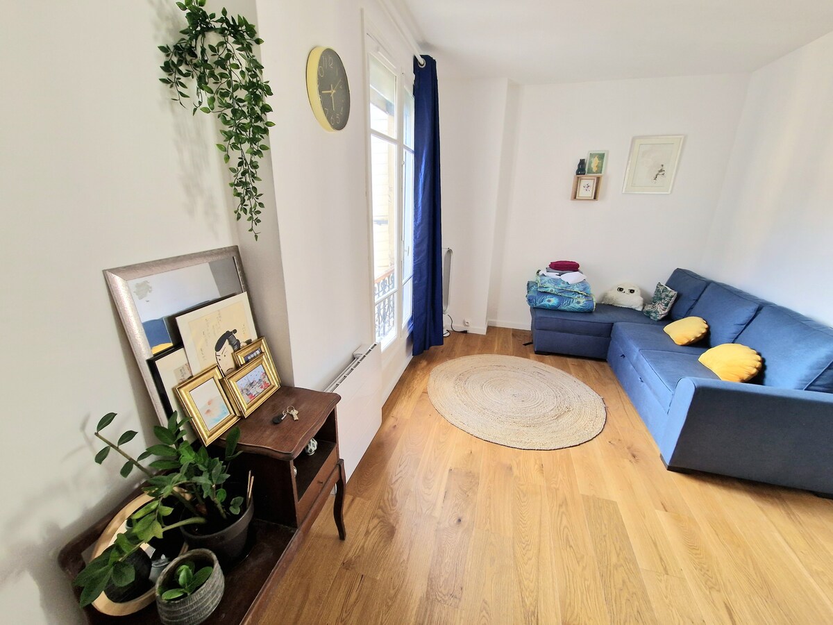 Quiet and spacious apartment for 4 Montparnasse