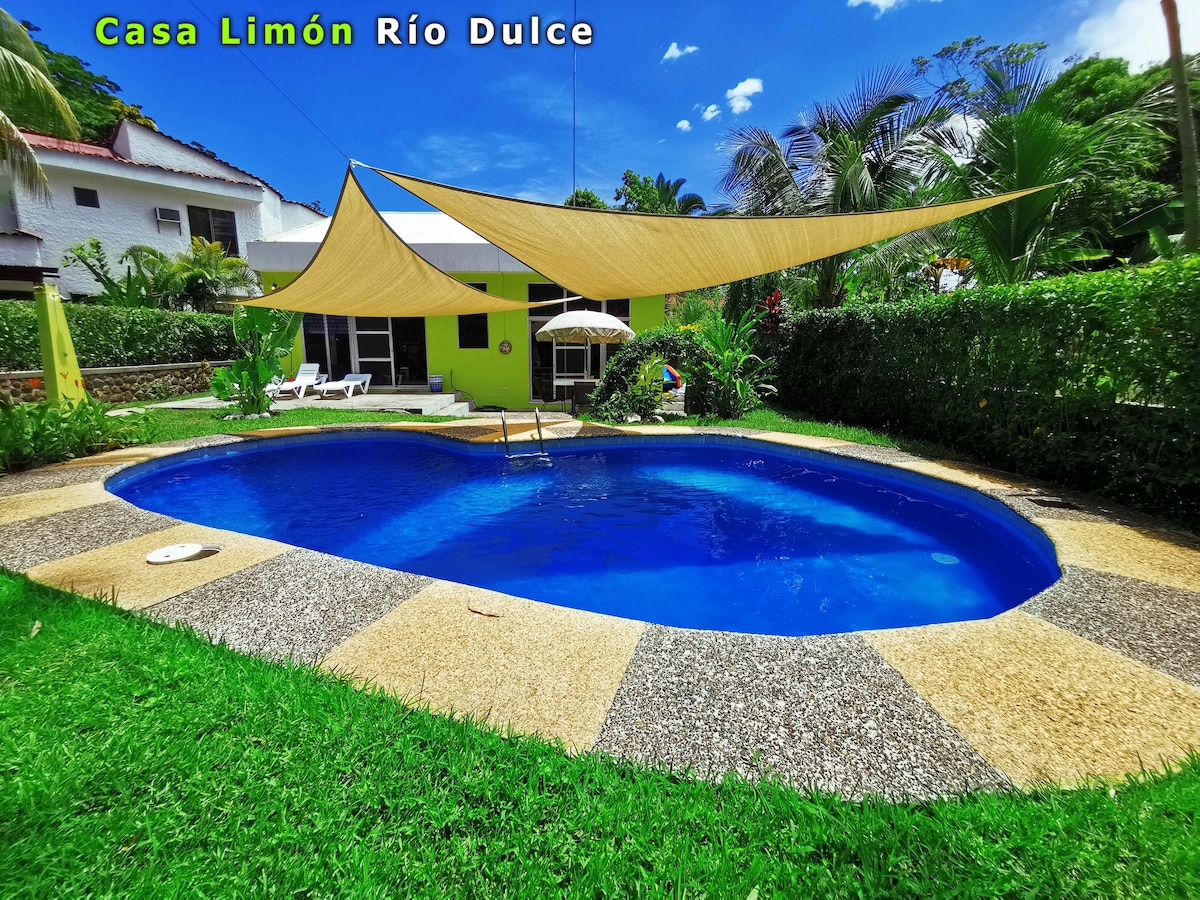 Casa Limón en Mansión del Río (Rio Dulce)