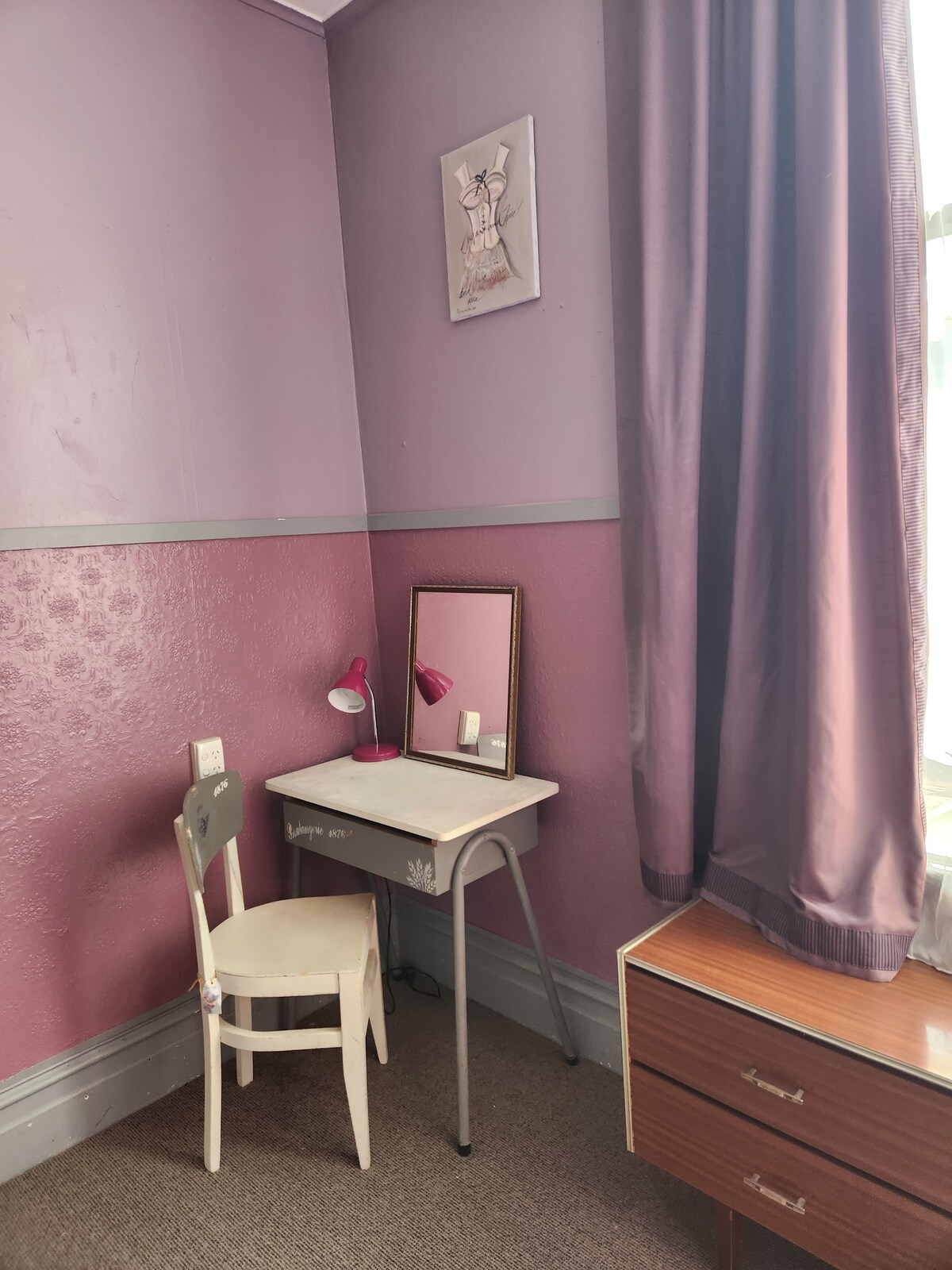 Quirky Double Lilac Room