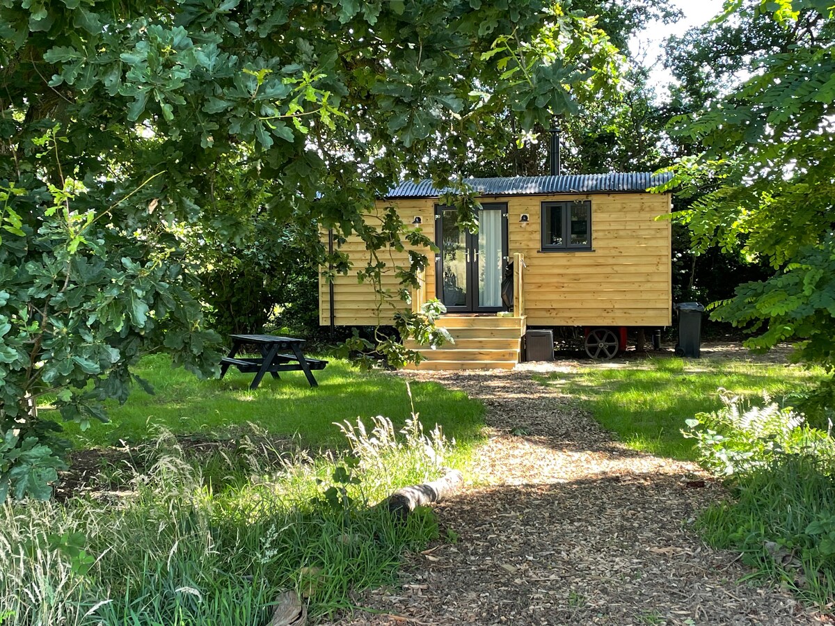 Oak - Shepherds hut, Glamping in Norfolk