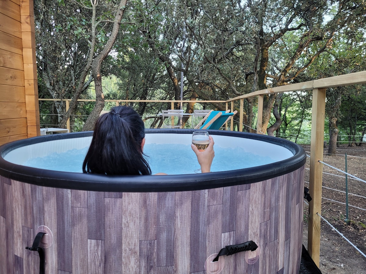 Chalet avec jacuzzi Grignan