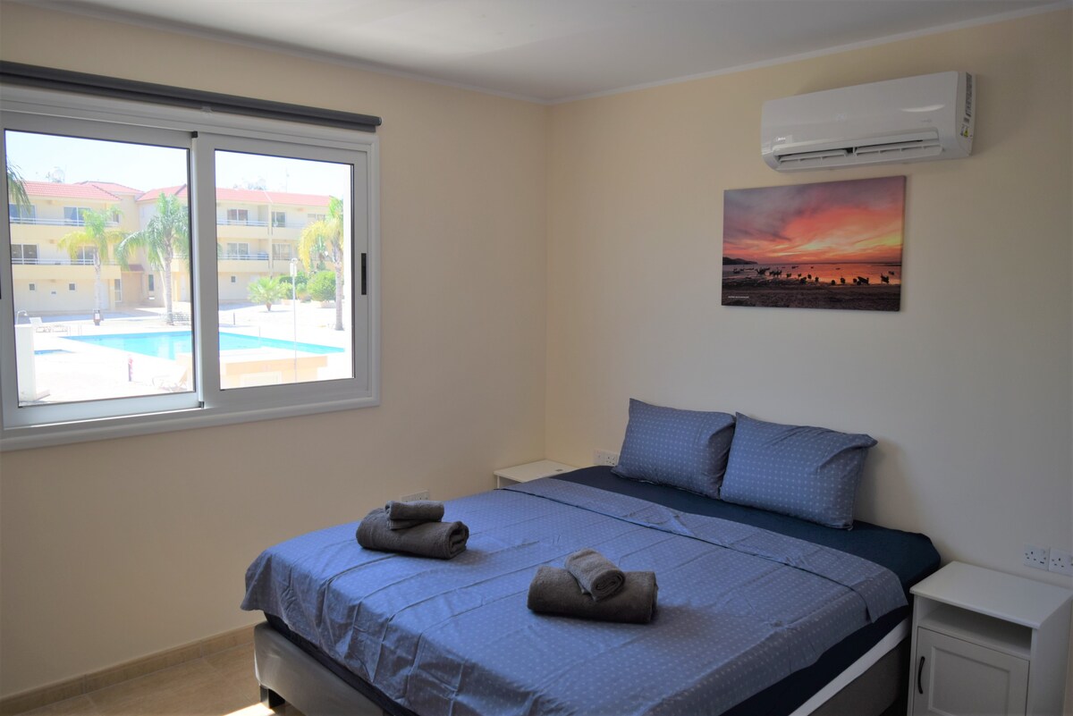 Nissi海滩E4附近的2卧室和2卧室公寓绿洲