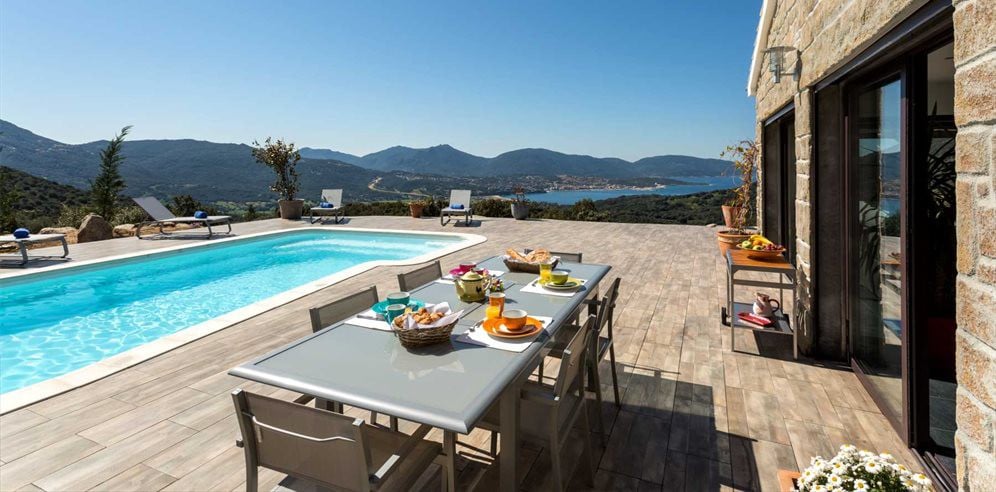 Villa avec piscine vue sur Propriano