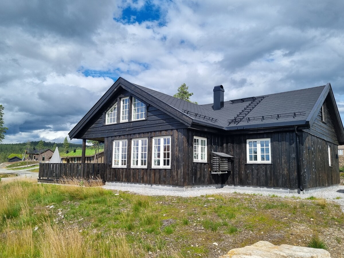Koselig familiehytte på Turufjell i Flå til leie.