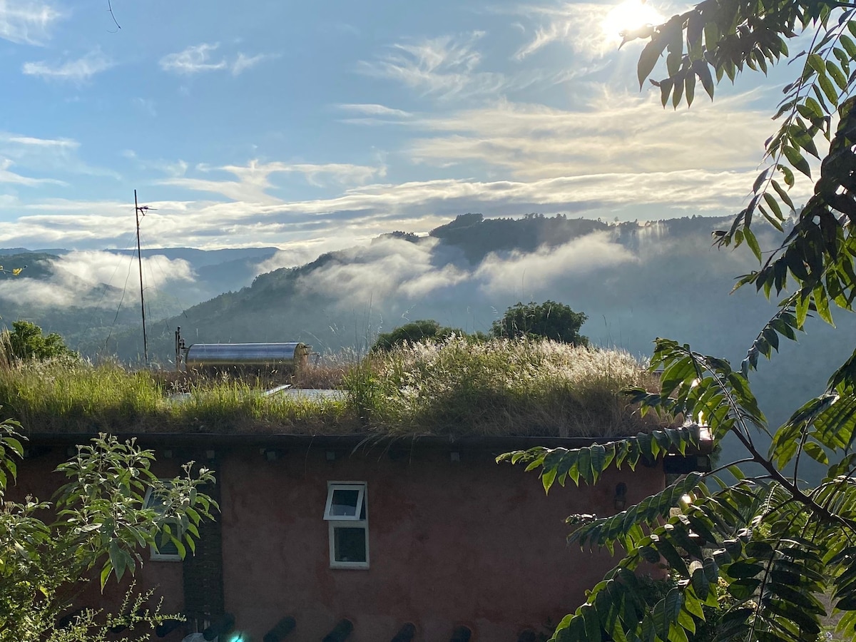 Finca la panta casa de palha