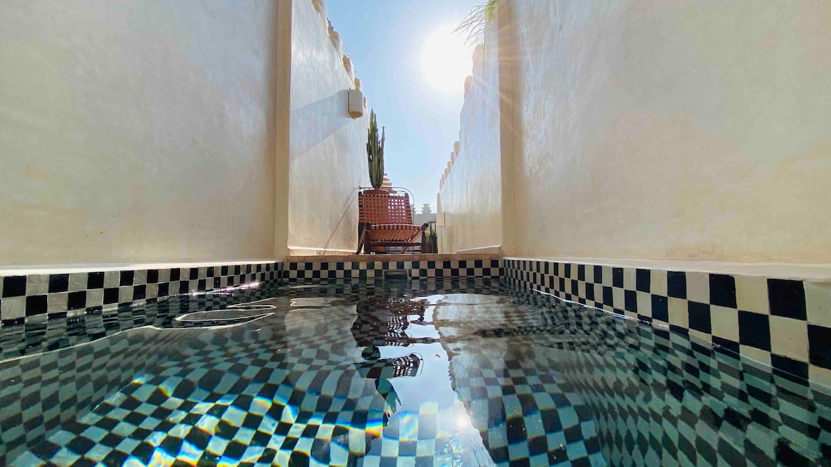 Riad avec Piscine,Charme Intimité